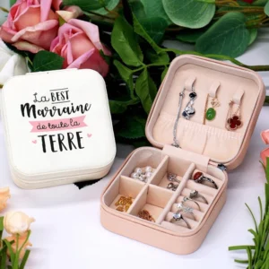Boîte à bijoux personnalisée Marraine